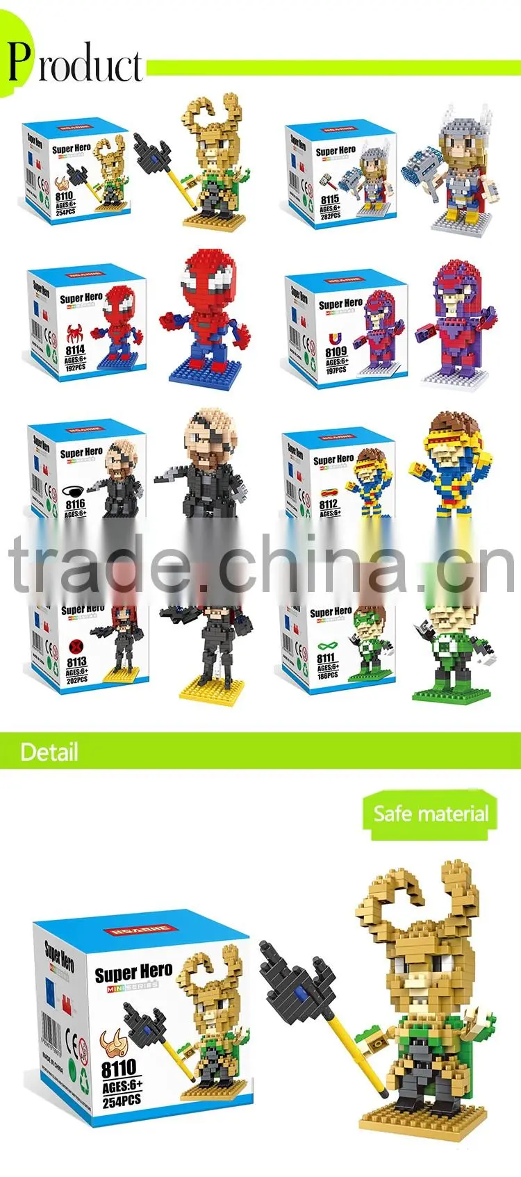 Hot selling mini bricks toy made in China