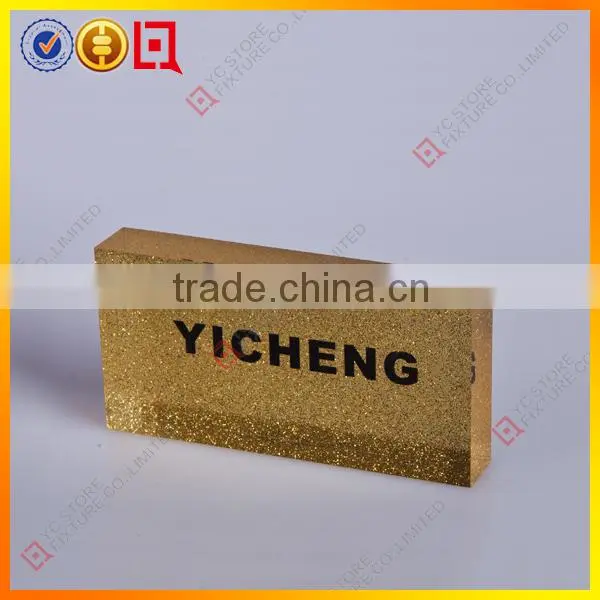 Acrylic logo signs and names
