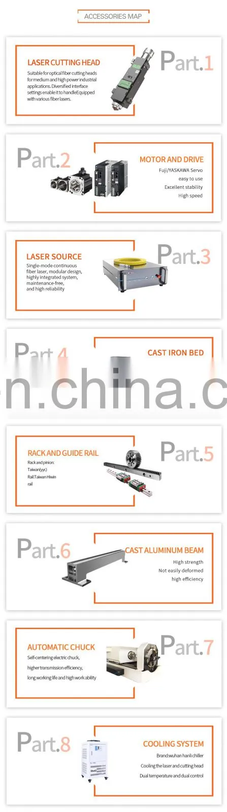 Multifunctional plate and tube CNC Fiber Laser Cutting Machine 1000W
