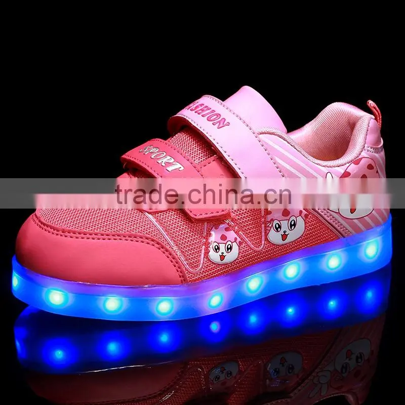 HOT customized luminous led light shoes , kids LED light up shoes, comfortable kids shoes