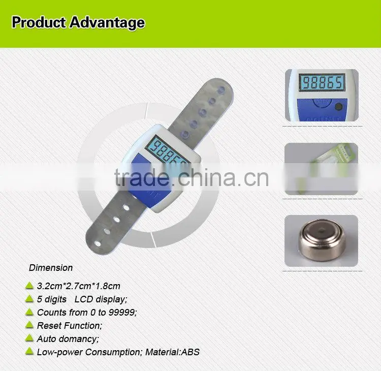 2015 cocet manufacturer with manual tally counter led ,digital finger ring tally counter