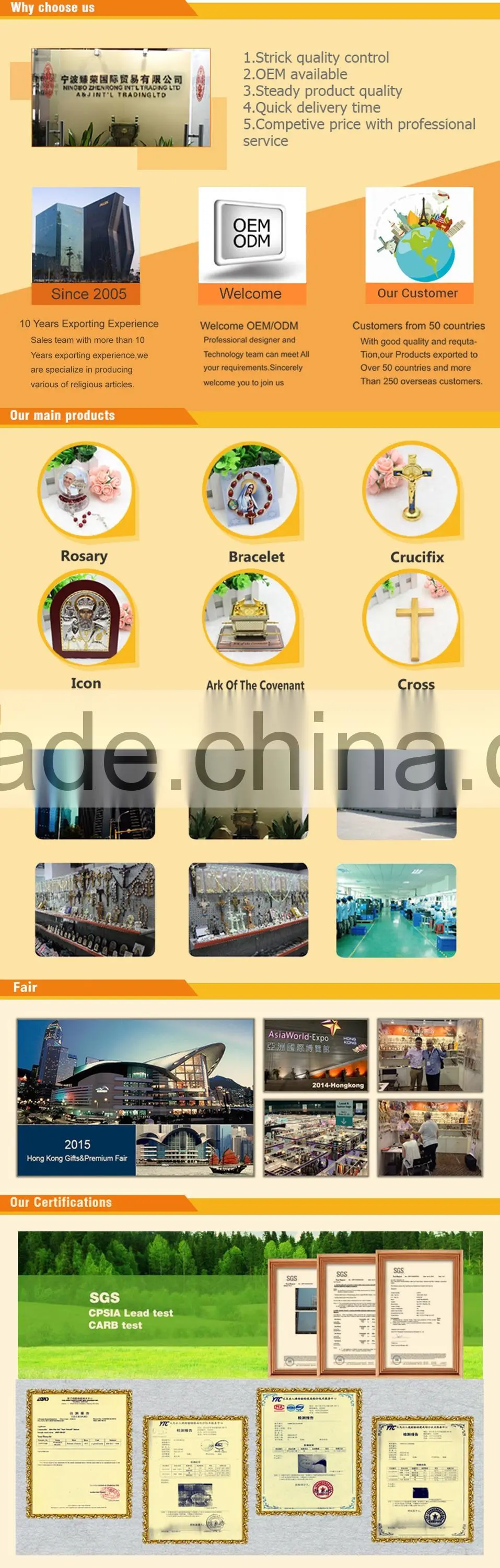 Alibaba Trade Assurance Supplier brown scapular Handmade