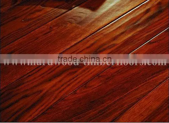 Best price hand-scraped small leaf acacia solid wood flooring
