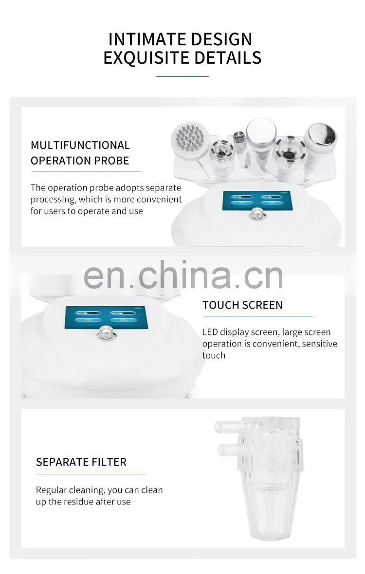 Portable 5D Carving weight Loss Shaping Instrument RF Vacuum Body Massage Slimming Machine 80K Cavitation Personal Care Machine