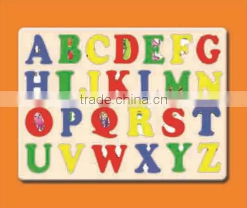 2015 Puzzle Toys For Little Kids 26 English Letters Puzzle Educational Puzzle Game