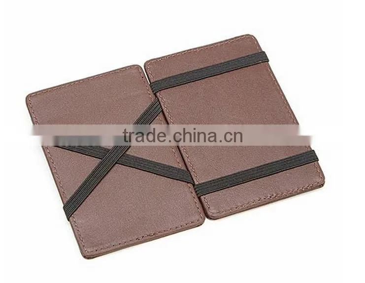Promotional Genuine leather magic wallet