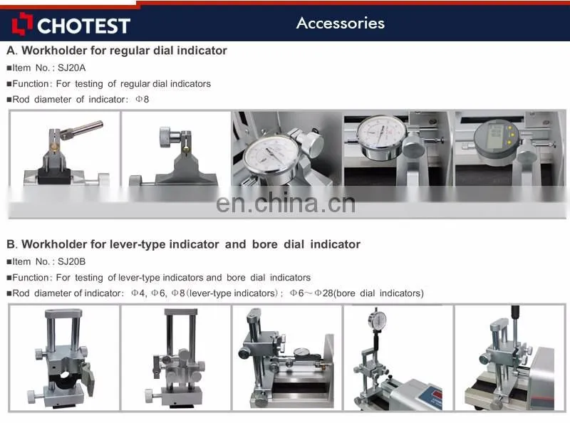 CNC Mode supported calibrator dial gauge universal testing machine for dial test indicators calibration