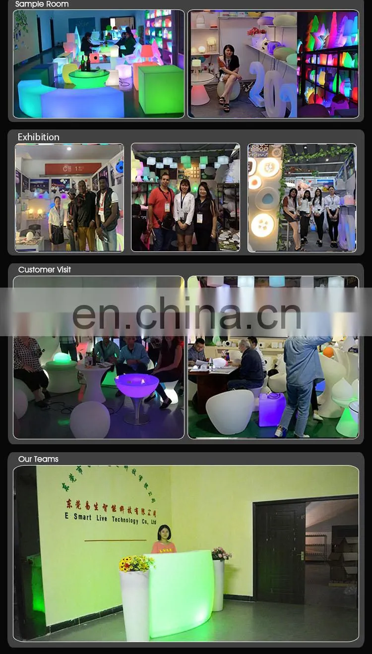 color changing led straight bar design led mobile bar portable cocktail waterproof led bar counter
