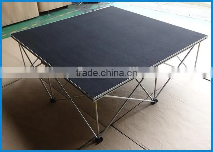 ACS wooden stage, aluminum stage, used portable stage for sale