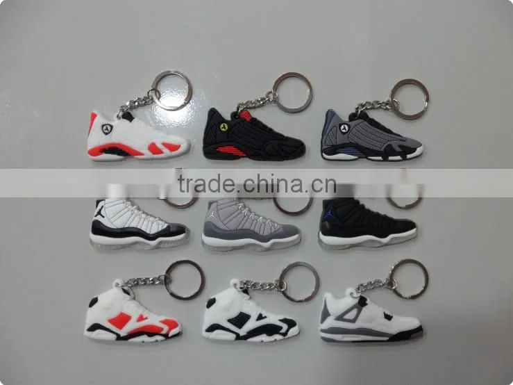 LED keychains, reflective PVC keychain with light, promotion plastic key ring