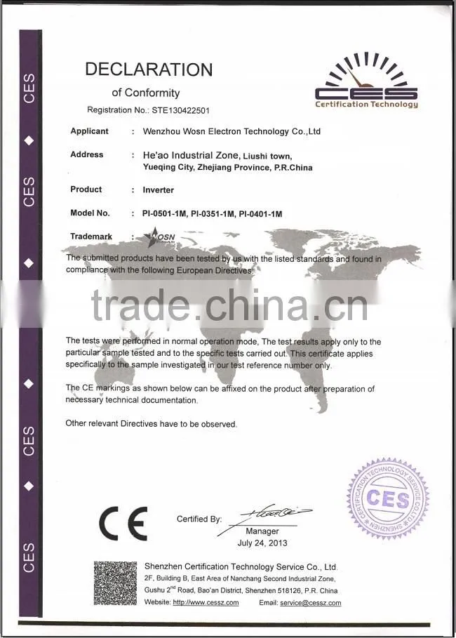 China top quality variable frequency drive 2.2kw 380v three phase inverter