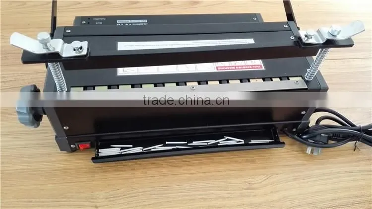 SG-V10 strip binding machine velo annealed black binders