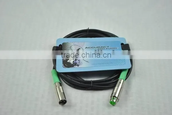 10FT XLR OFC Microphone Cable With Black Color MC191-10FT