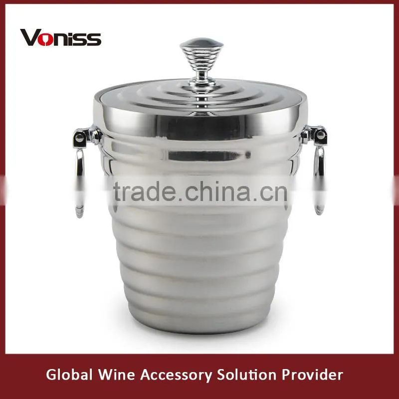 Classics Stainless Steel Ice Bucket 1L 2L double wall ice bucket