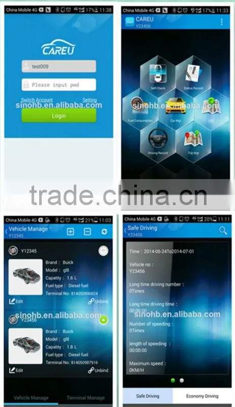 Huabao HB-A8 obd car alarm OBD diagnostic