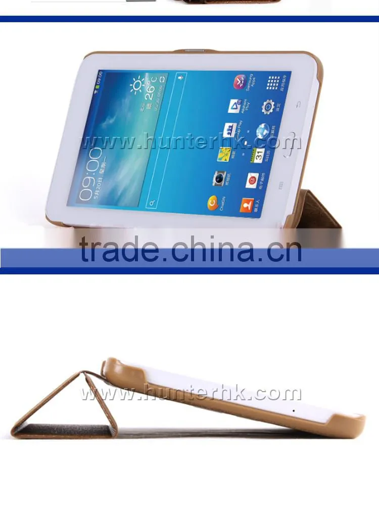 Shiny Material Smart Case Tablet Case For Tab 3