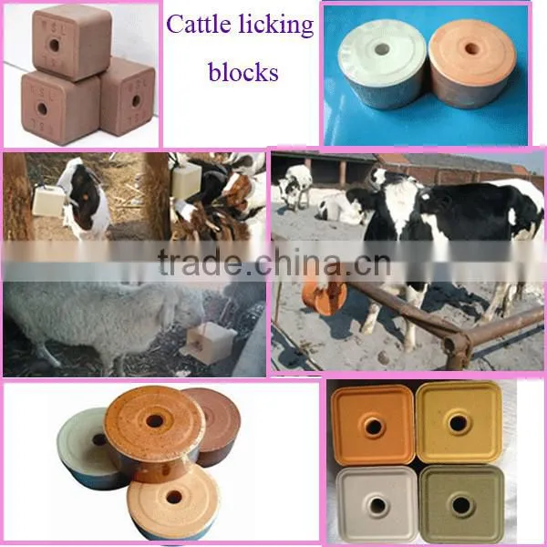 hot selling licking salt block machine