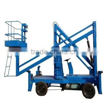 6-14m aluminium hydraulic alloy lifting platforms