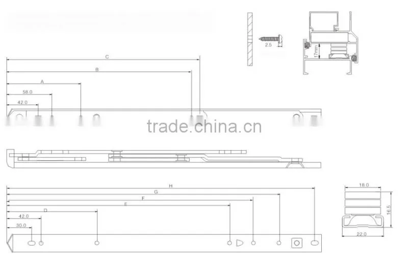 aluminium window hinge