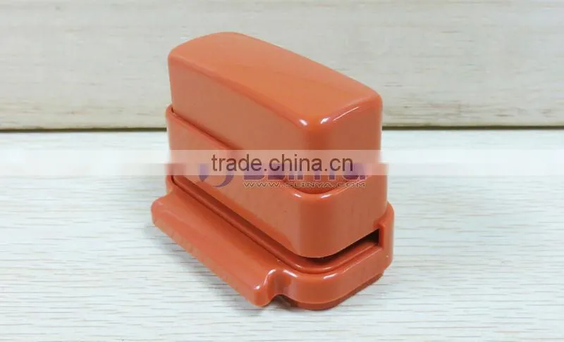 Cool Round Carton Animal Staple Free Stapler Stapless Paper Binder