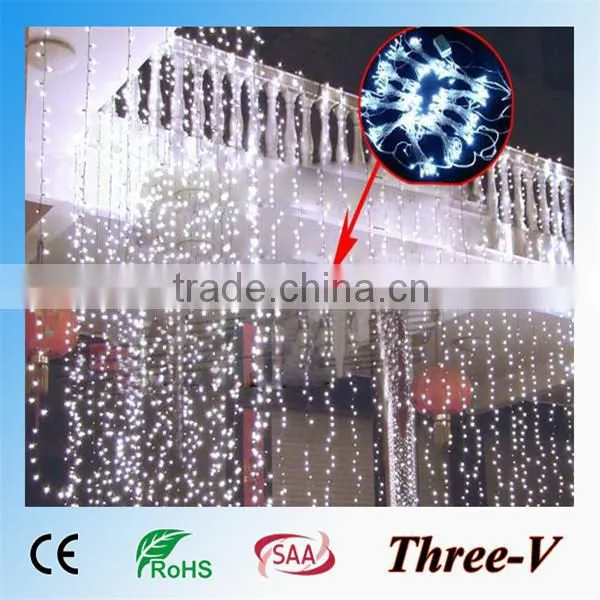 3m x 3m with 400 leds LED Curtain Light / Decoration / Christmas / Fairy / Festival / Novelty Light Lamp Bulb String Strips
