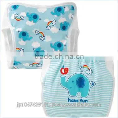 made in Japan products high quality cloth diaper cover baby for boys elephant pattern nappies wholesale for hot selling item