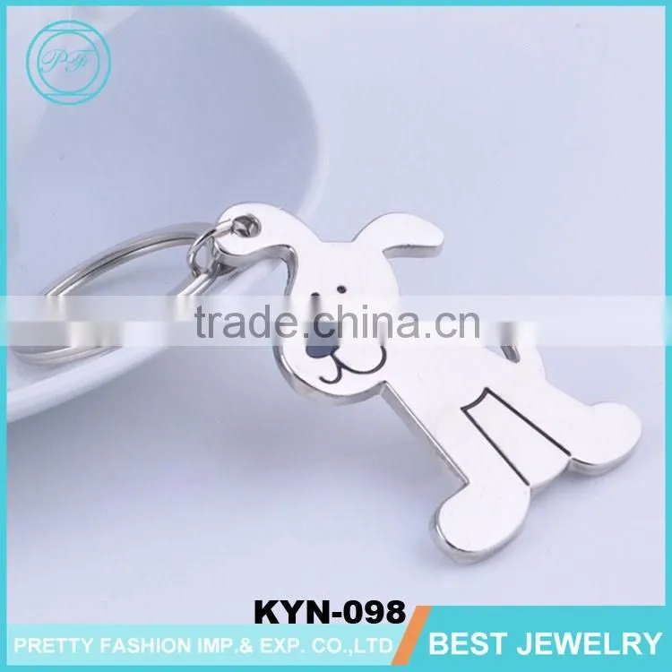 2016 New Fashion Hanging Metal Cute Dog Keychain