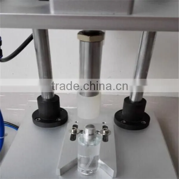 semi auto perfume collaring fitting/pneumatic perfume collaring machine