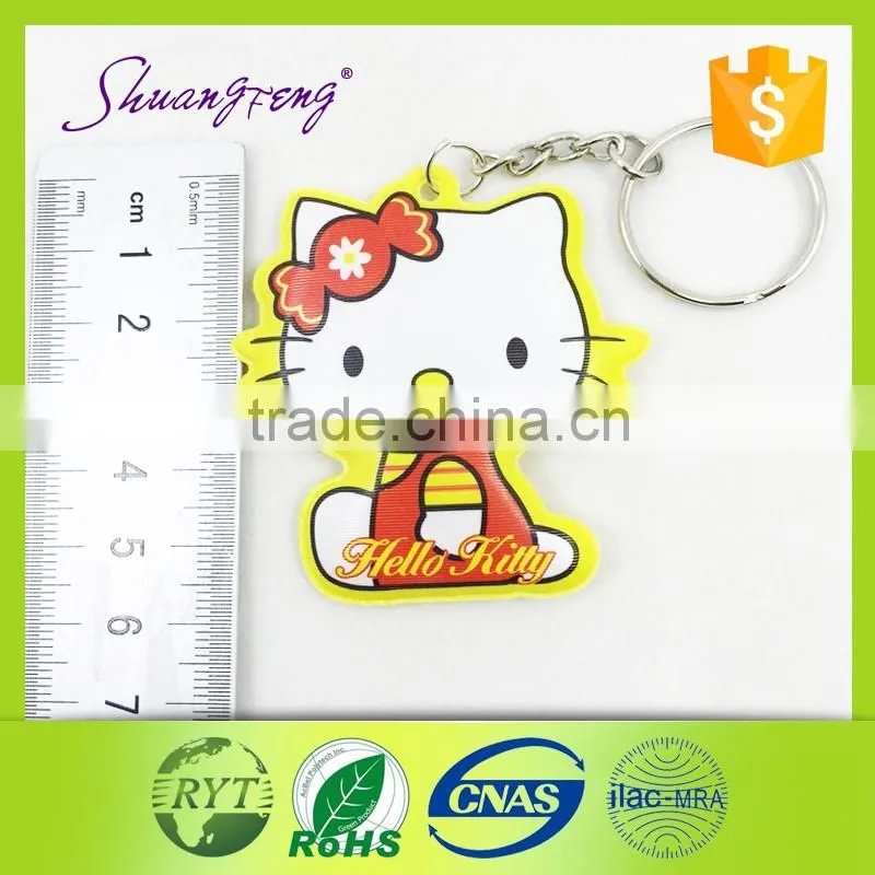 Wholesale factory price high quality with pvc keychain