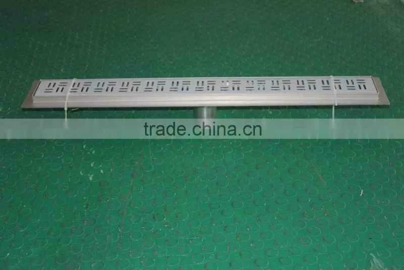 SUS 304 high quality stainless shower floor drain, channel drain