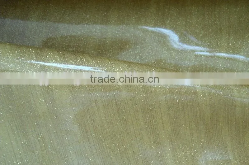 PVC Strip Pattern Leather