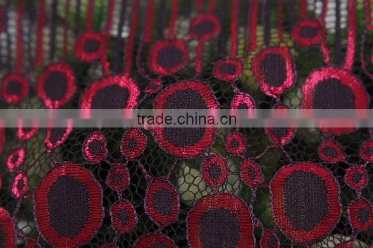 Cheap african organza 3d flower embroidered lace extender fabric for sale