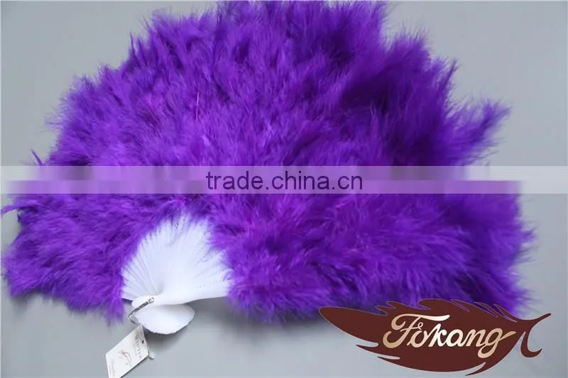 Wholesale Feather Fan Turkey Feather Fan For Party Dance Show