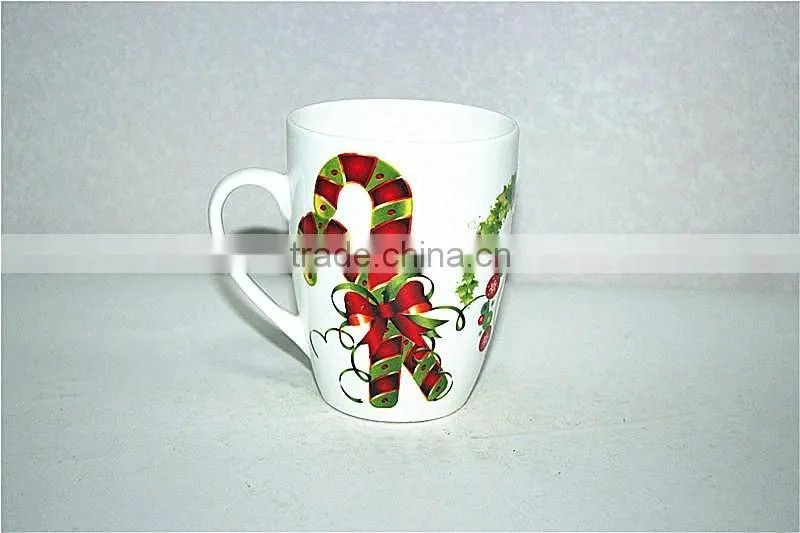 Professionally customize decal and printing ceramic shoe shaped mug