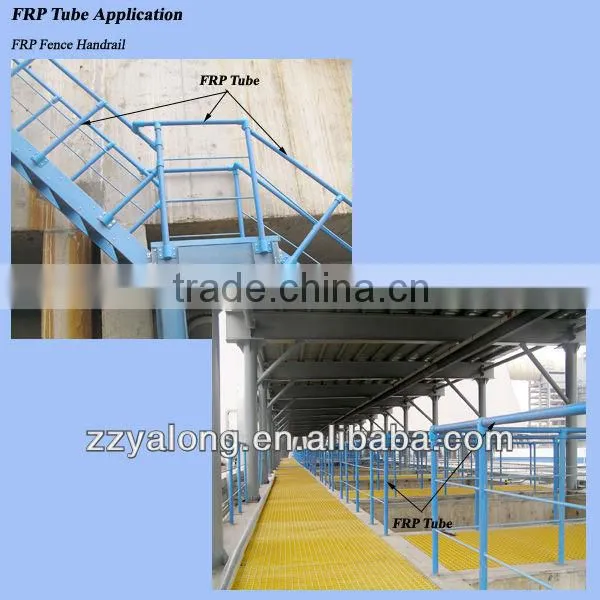 FRP round hollow tube, pultruded fiberglass tubes