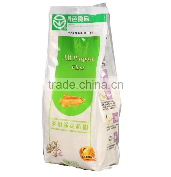 Heat Healing Plastic Potato Starch Packaging Bags/ PA+PE Plastic Lamination Bag/Moiture Proof Wheat Powder Packaging bag