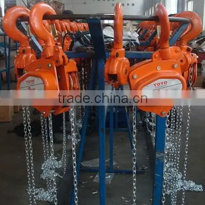 safety lifting equipment chain pulley block toyo manual chain hoist
