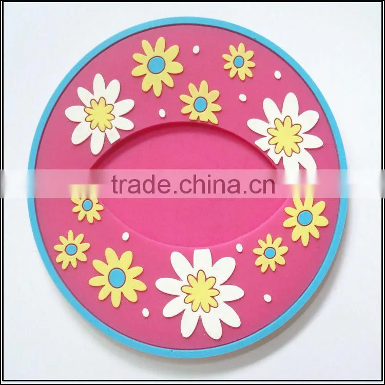 Factory creat 3d custom rubber coasters