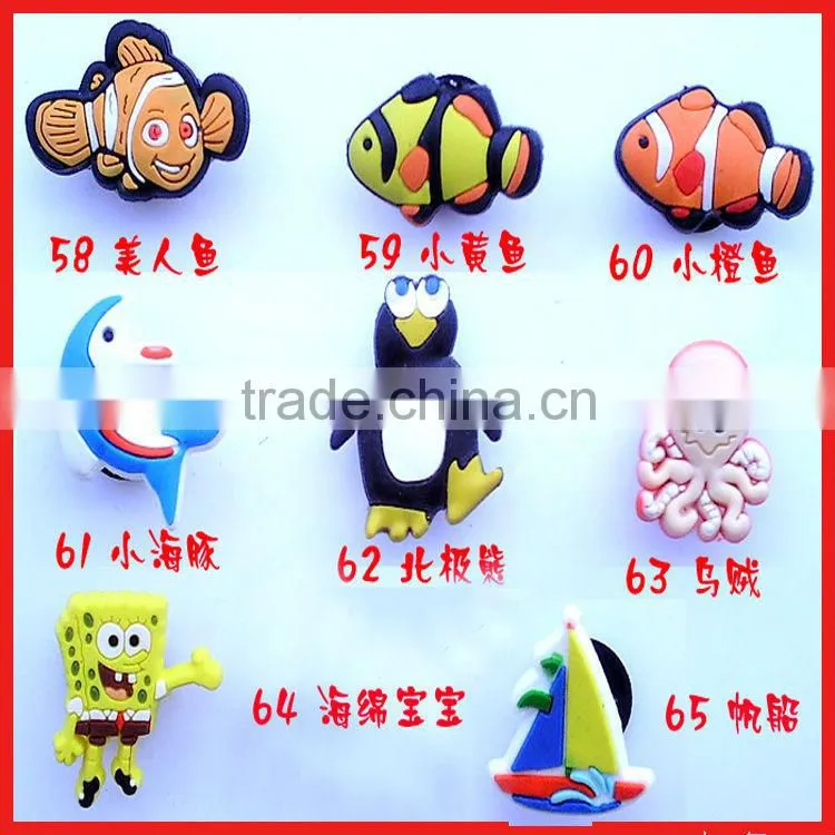 Plastic personalized shoe buckle