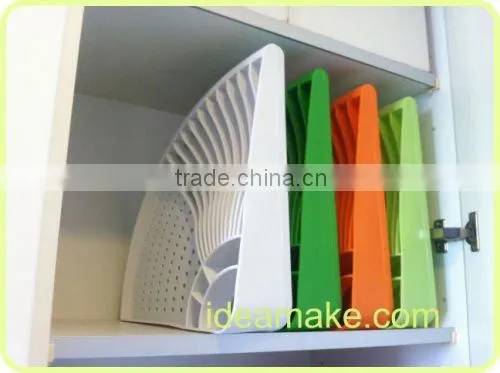 Smart 2015 New for Kitchen Accessory,3 in 1 corner plate organizer