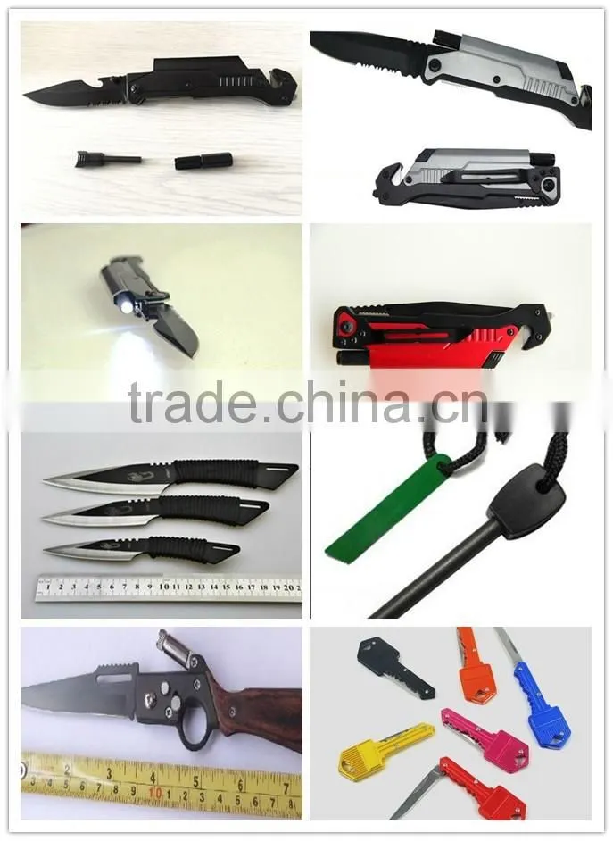 Hot selling camping safty survival knife