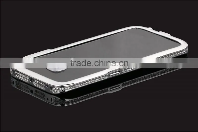 Diamond Mobile Phone Metal Cases for Samsung S6 Edge