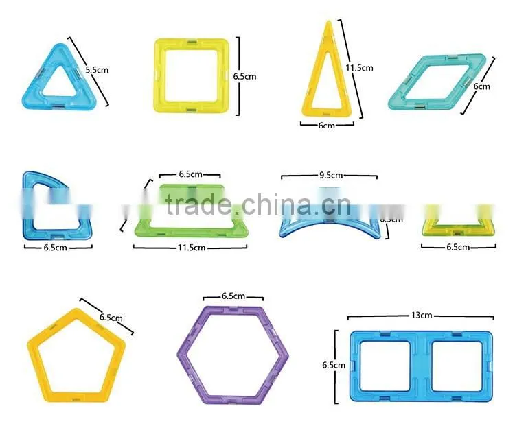 Magmagic Toys Plastic Magnetic Building Block Toys
