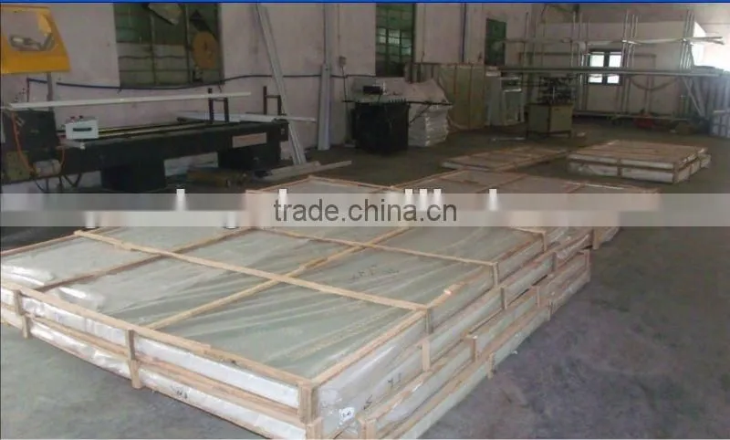 Modern glass jalousie windows in aluminium frame