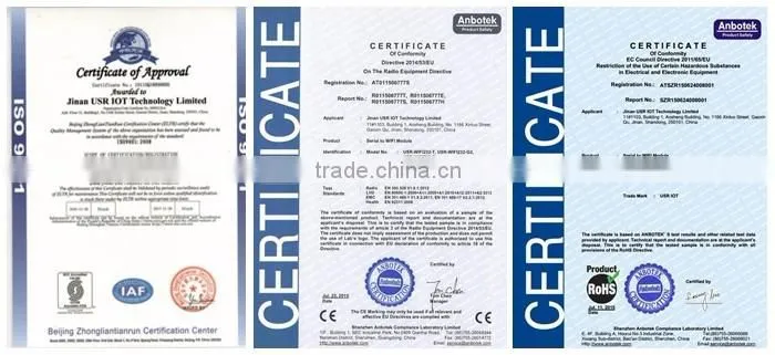 USR-WIFI232-G2a SMT Low Cost Serial to Wifi Module Wireless Module CC3000 OEM Manufacturer