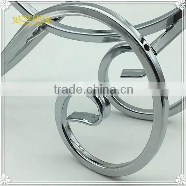 silver chrome candlestick metal wedding decoration candle holder