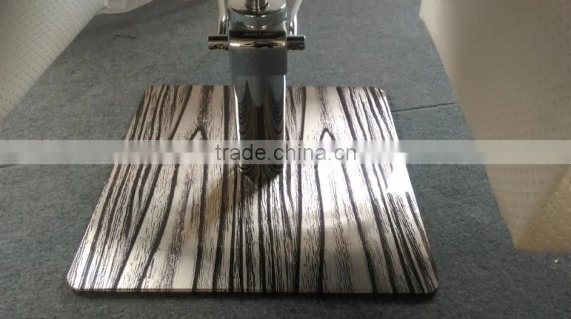 2015 new design stainless steel floor barber chair base
