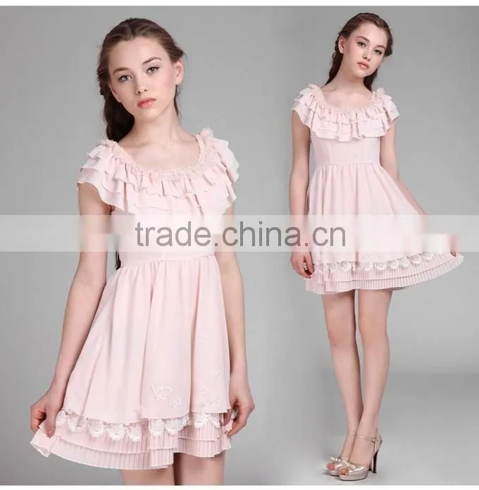2015 very Cute Fashionable Alibaba Girls Party Dresses