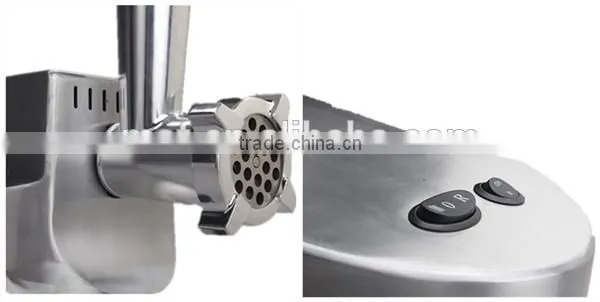 with reversible function commercial electric frozen meat grinder