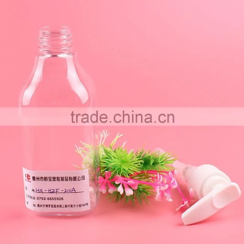 200ml Raise hair cream transparent bottle